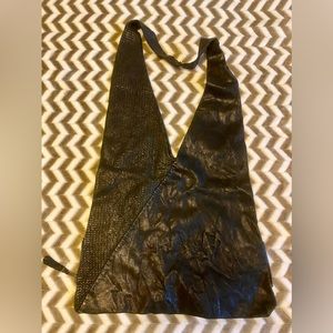 NWOT TRANSIT, handmade in Italy, leather perforated large hobo bag, never used